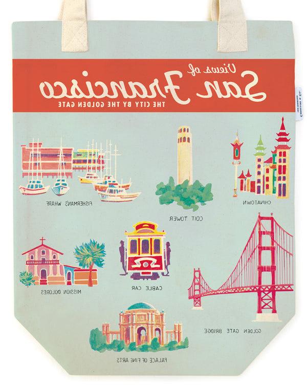 San Francisco Tote Bag Up Close