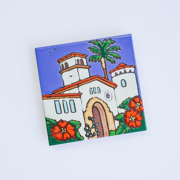 Courthouse of Santa Barbara Art Trivet